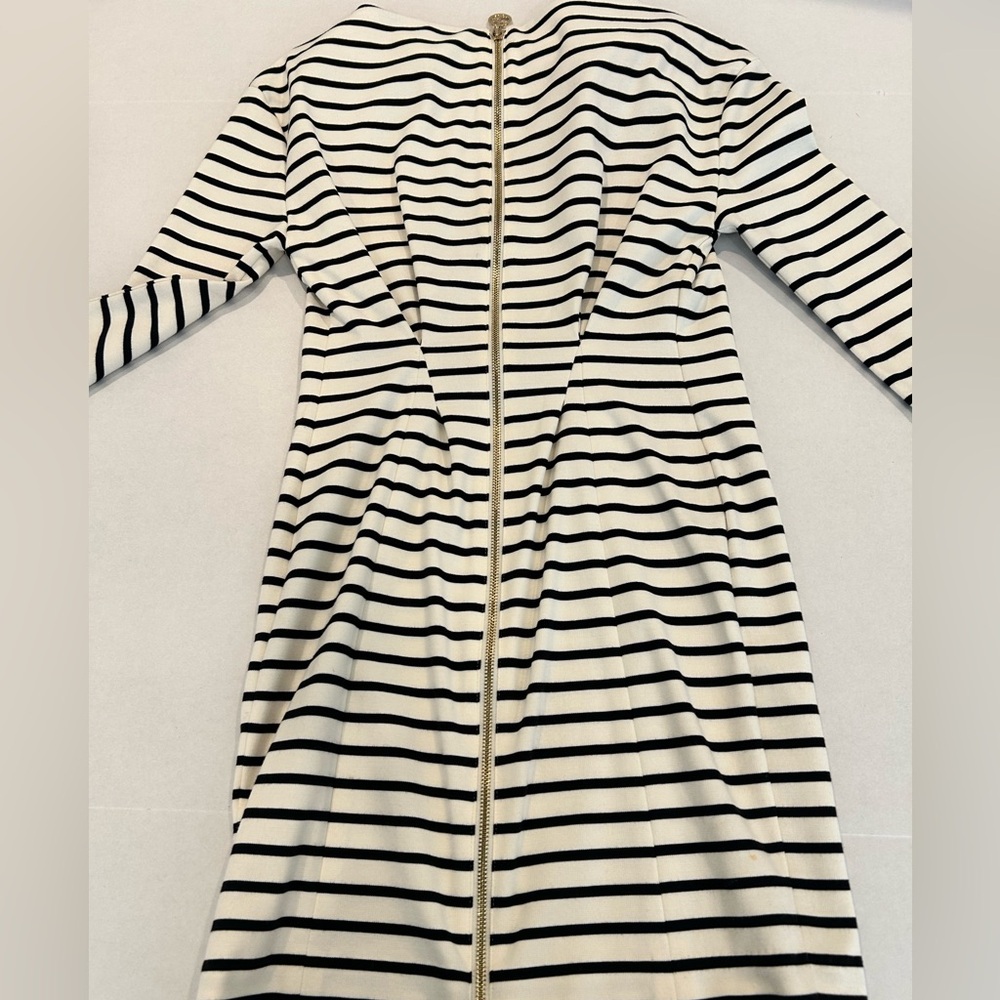 Juicy Couture Stripe Black & White Y2K Bling Dress Full Back Zipper XS - Picture 8 of 11